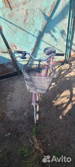 Велосипед женский городской бу с корзиной