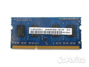 Модули памяти DDR, DDR2 и DDR3