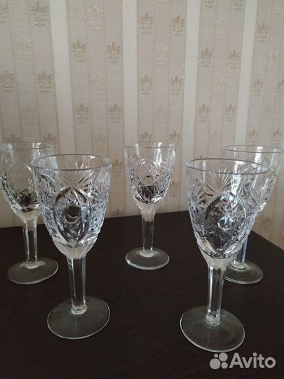 Рюмки хрустальные