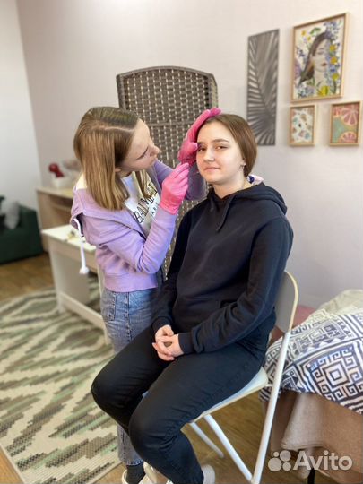 Коррекция бровей