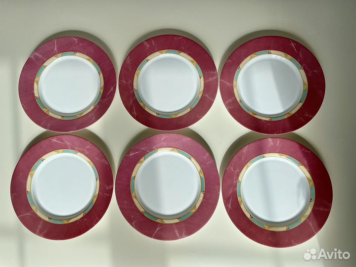 Набор посуды luminarc 6 кружек и 2 салатника