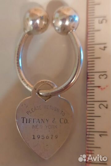 Брелок -кольцо Tiffany & Co.винтаж серебро 925