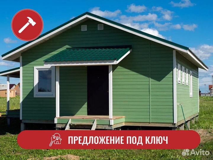 Деревянный дом 69 м