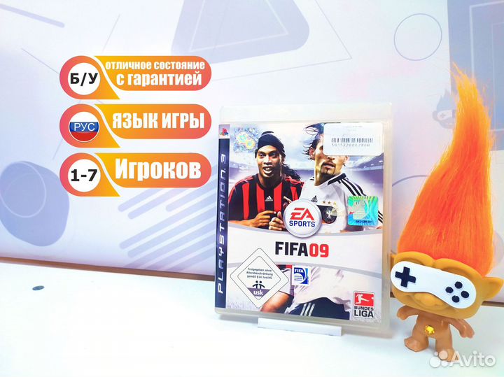 Диск для PS3 FIFA 09 б/у с гарантией