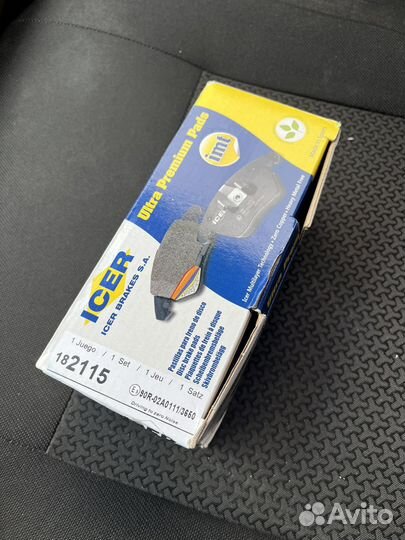 Перед тормозные колодки renault logan sandero clio