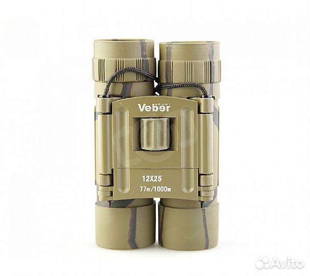 Бинокль Veber Sport бн 12х25 камуфляж