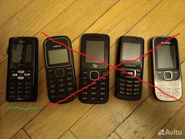 Телефоны кнопочные