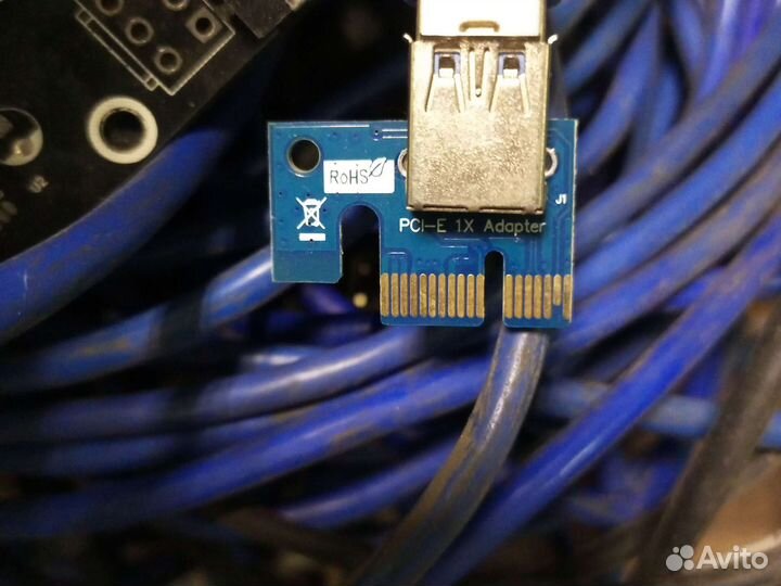 Райзер pci-e, riser переходники, кабели