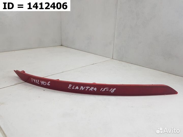 Светоотражатель катафот заднего бампера левый Hyun