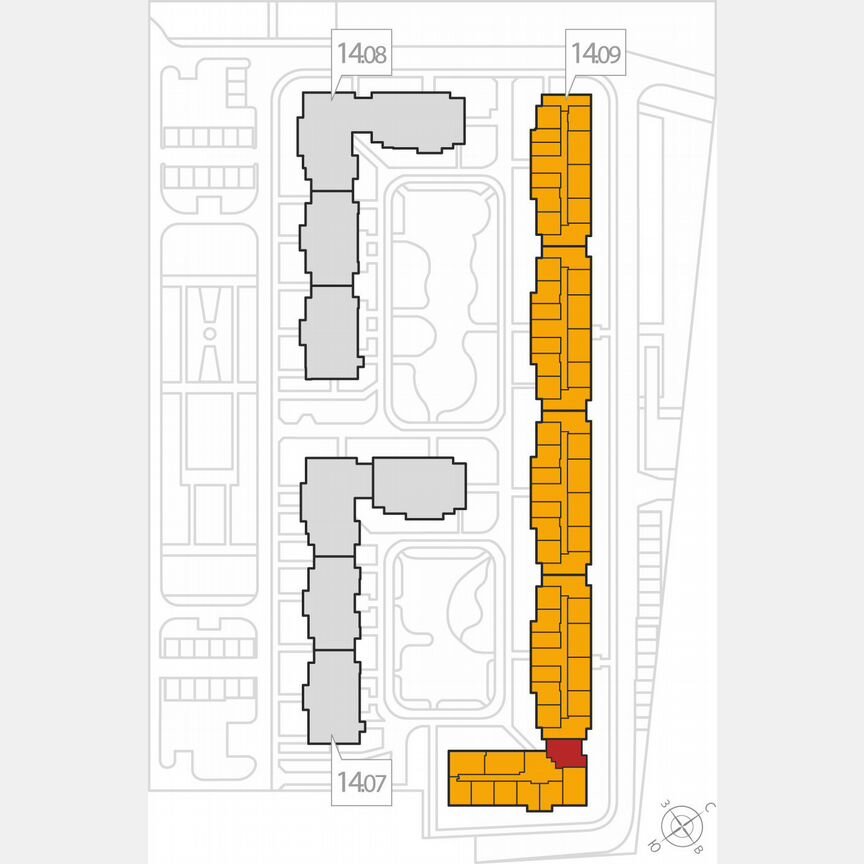 2-к. квартира, 66,3 м², 8/8 эт.