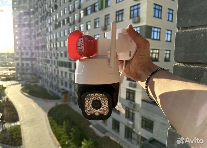 Камера видеонаблюдения уличная поворотная wifi 5MP