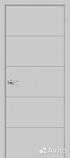 Межкомнатная дверь Bravo 146-0505 Граффити-1 Grey