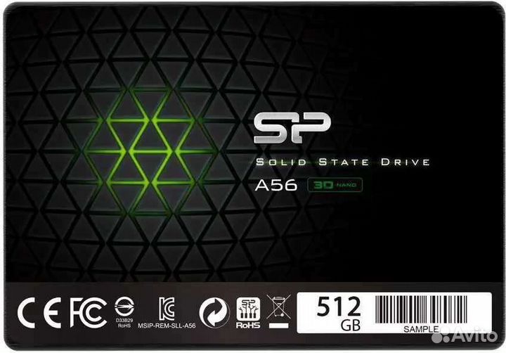 SSD диск Silicon Power Ace A56 512гб