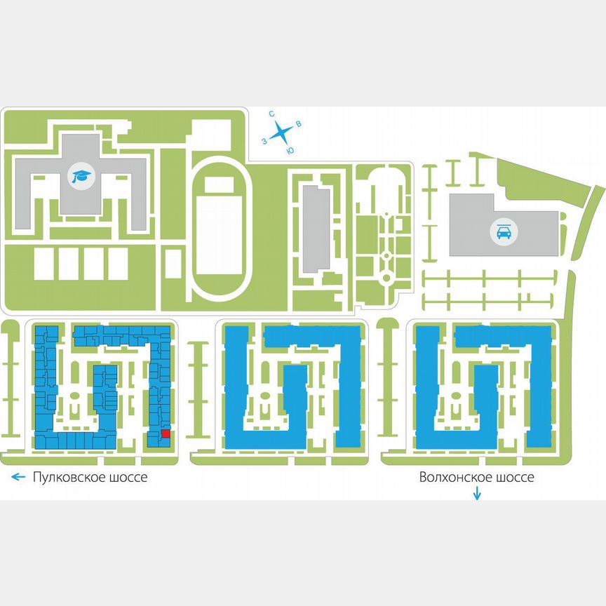 1-к. квартира, 35,3 м², 1/5 эт.