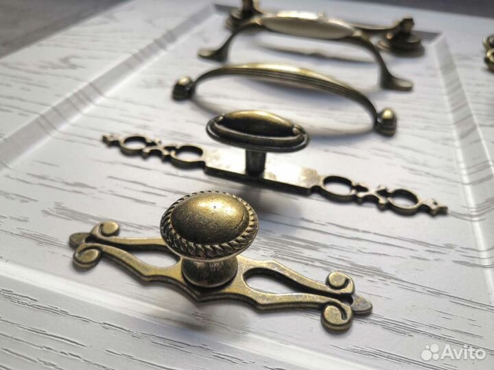 Новые Мебельные ручки бронза