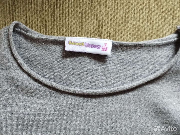 Свитер на девочку 134 и кардиган