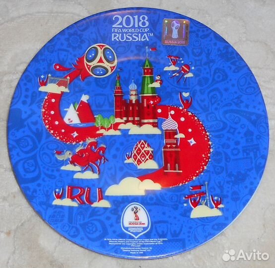 Тарелка сувенирная fifa World Cup Russia 2018
