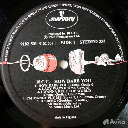 10cc - How Dare You 1976 UK LP