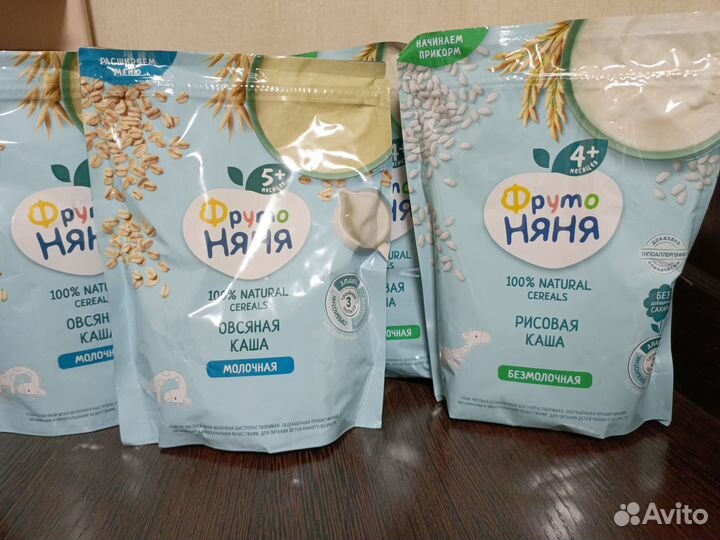 Детские каши безмолочные и молочные
