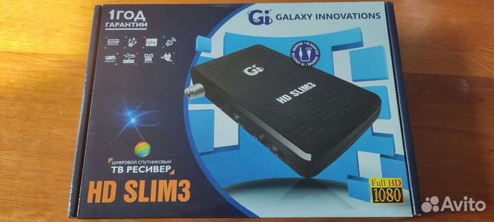 Тюнер для телевизора gi hd slim 3