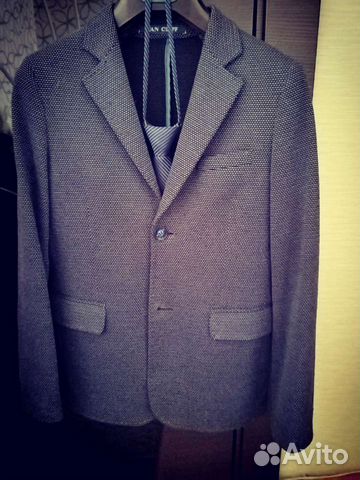 Пиджак школьный для мальчика 152