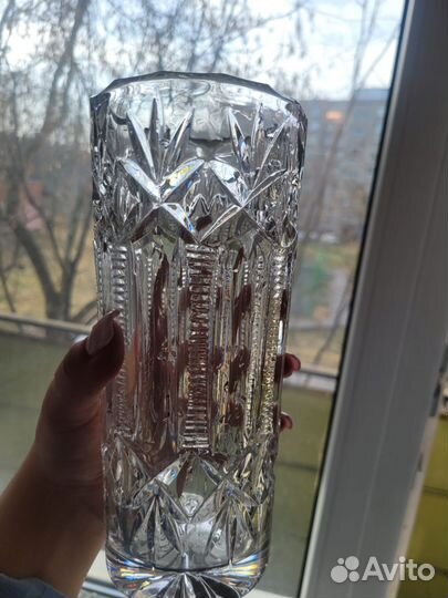 Хрустальная ваза