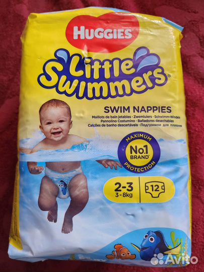 Подгузники huggies Little Swimmers 3-8 кг