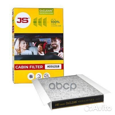 Фильтр салона антибактериальный AC0121B JS Asak