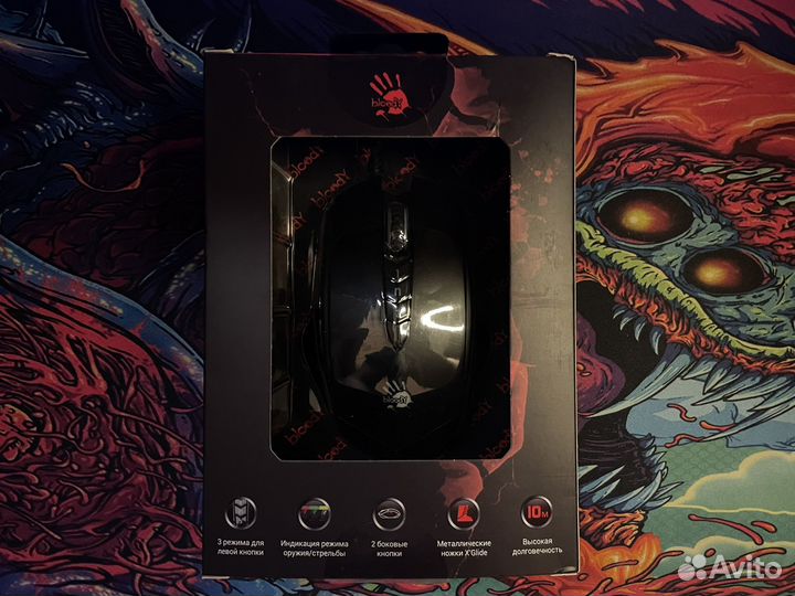 Игровая мышь a4tech bloody v8