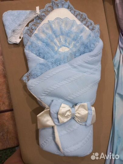 Конверт на выписку для мальчика зимний