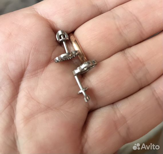 Комплект серьги, кольцо, кулон