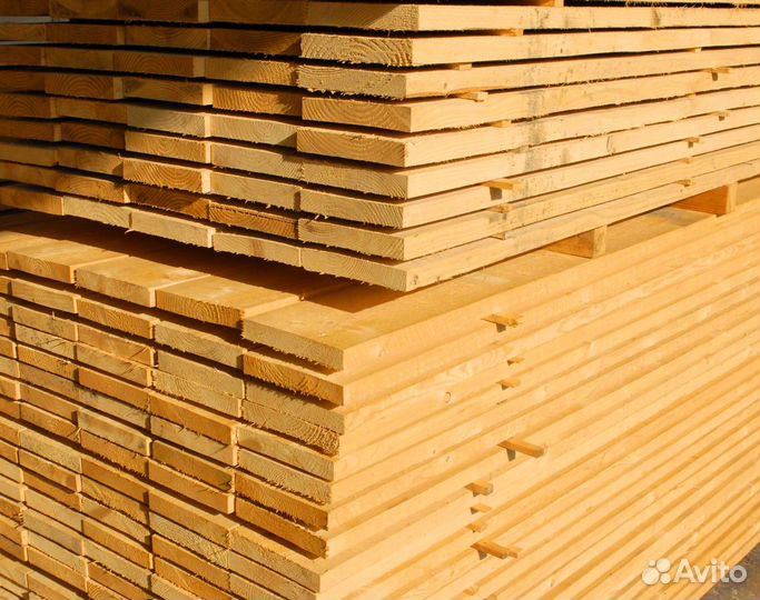 Доска строганная 45х190х6000мм сосна