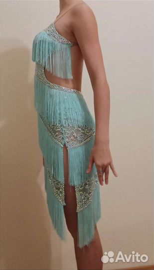 Платье для бальных танцев латина ю2 молодежь