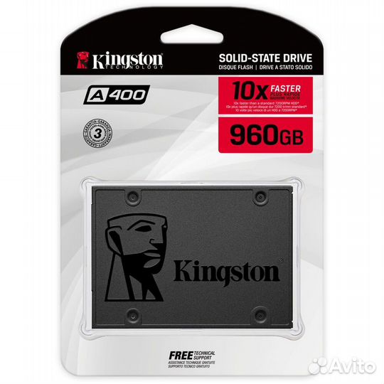 Внутренний SSD-накопитель 960Gb Kingston #393803