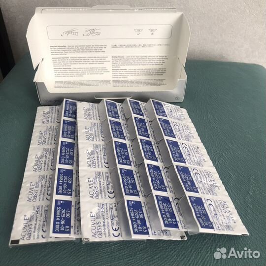 Контактные линзы Acuvue oasys 1-Day with HudraLuxe