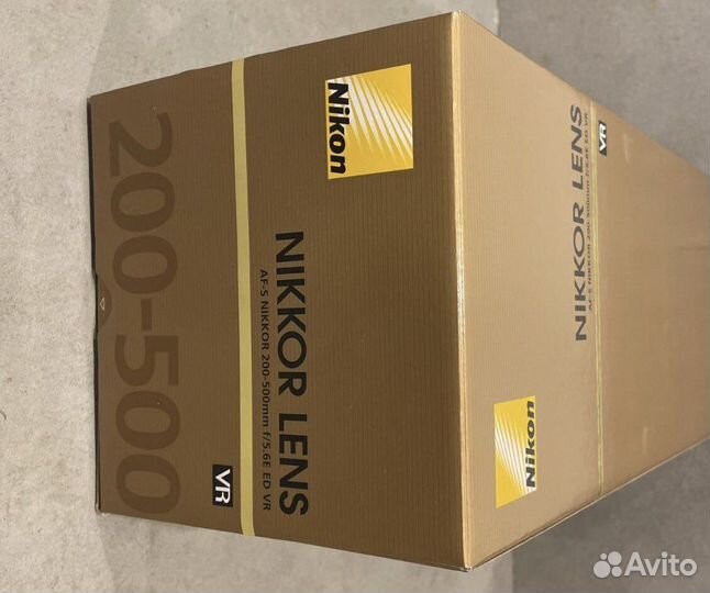 Nikon 200-500 f5.6E ED VR AF-S Nikkor, Новый