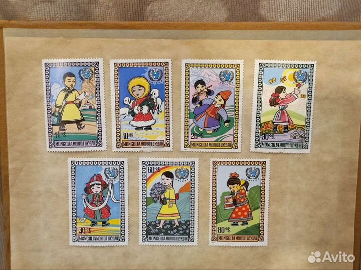 Марки Монголия