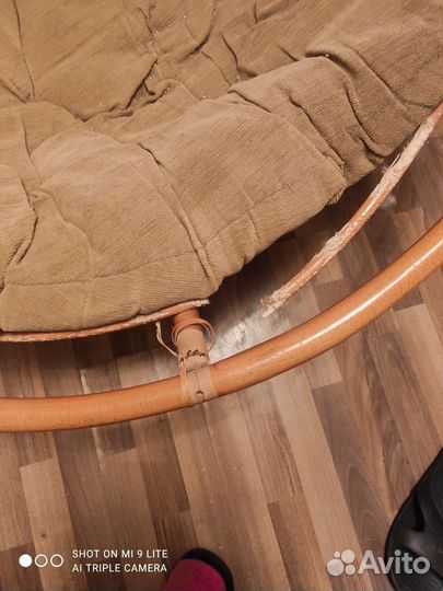 Кресло из ротанга папасан