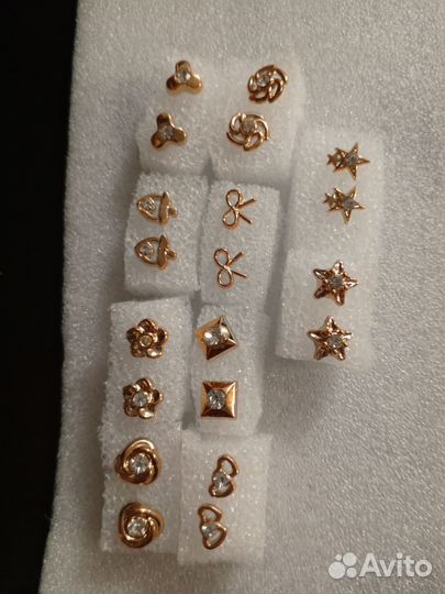 Гвоздики серьги