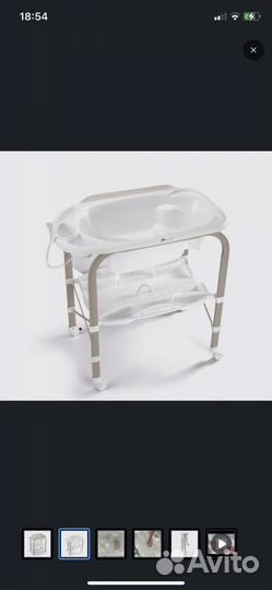 Ванночка с пеленальным столиком CAM