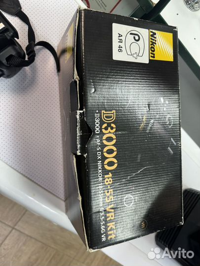 Фотоаппарат Nicon D3000 коробка зарядное тмн10