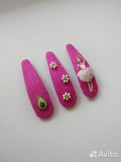 Заколка для волос ручная работа