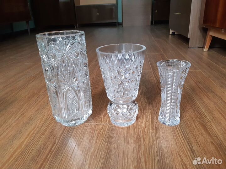Вазы хрустальные СССР