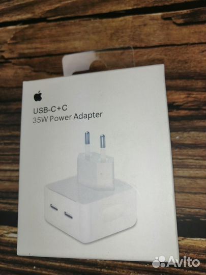 Зарядка на 35W два разъёма USB-C