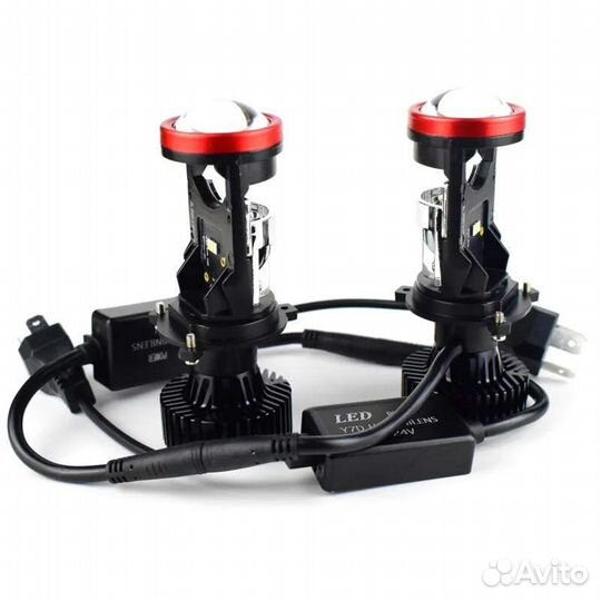 H4 Y7D Led 120вт мини линзы светодиодные лампы