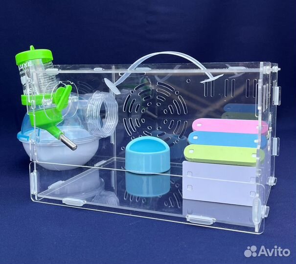 Клетка для хомяка акриловая