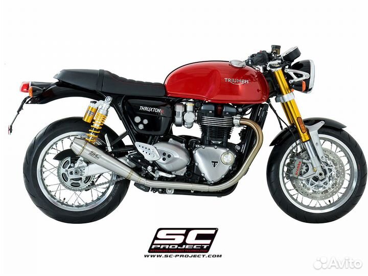 Triumph thruxton 1200 Глушитель SC Project