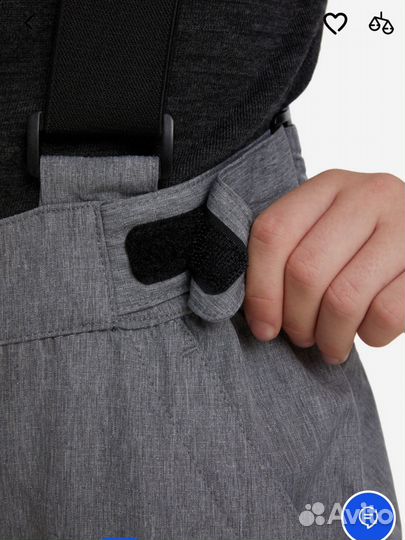 Брюки утеплённые для девочки glissade, р. 146-152