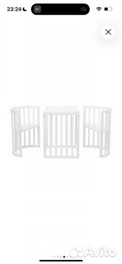 Кроватка Polini Kids Simple 911 (трансформер)