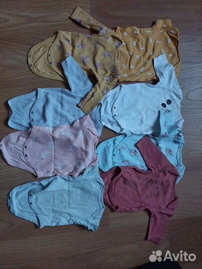 Вещи на девочку от 0 до 9 Reserved,H&M пакетом